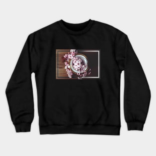 Cherry Blossoms in Coconut Crewneck Sweatshirt